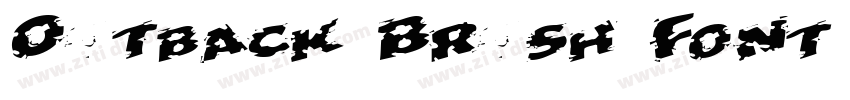 Outback Brush Font I字体转换